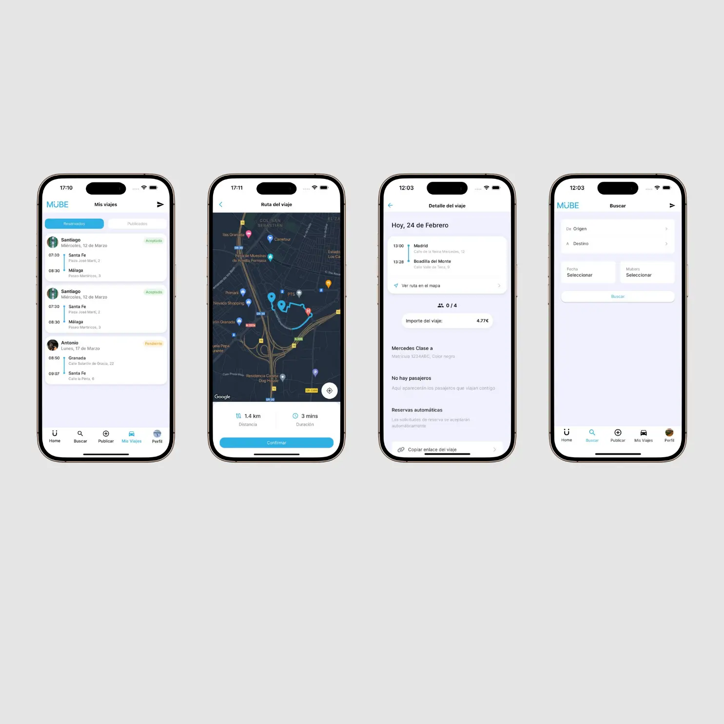 Todo queda registrado dentro de la app.