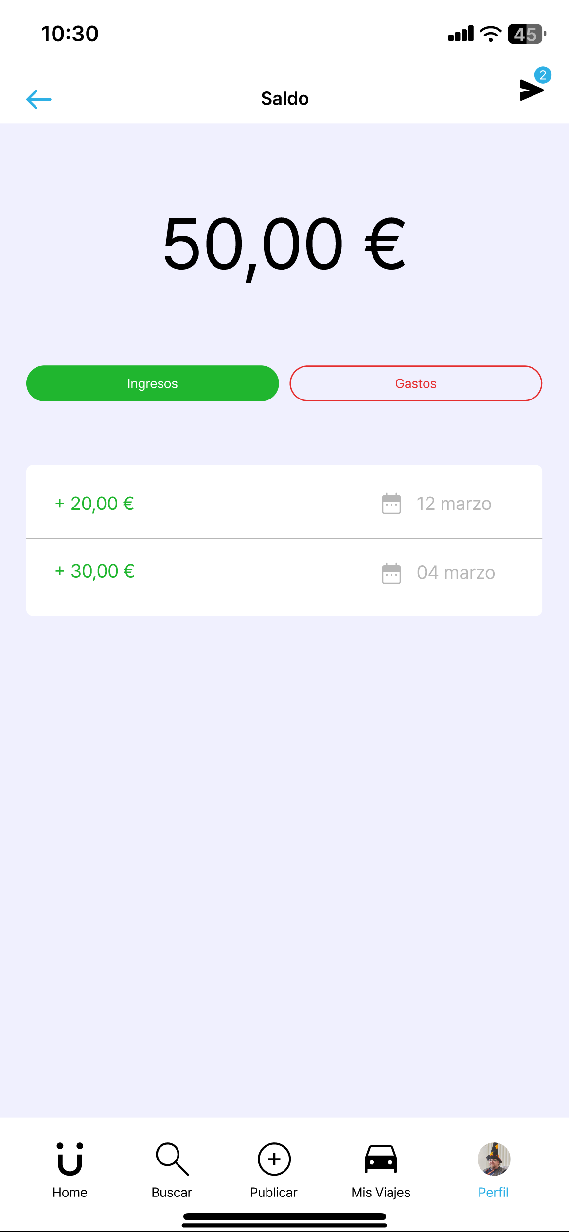 Mockup pago desde la app